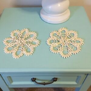 Vintage Shell Trivet / Wall Decor